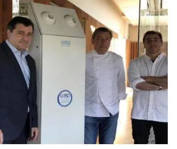 Purificador UAP en Celler Can Roca - 3 estrellas Michelin aire puro